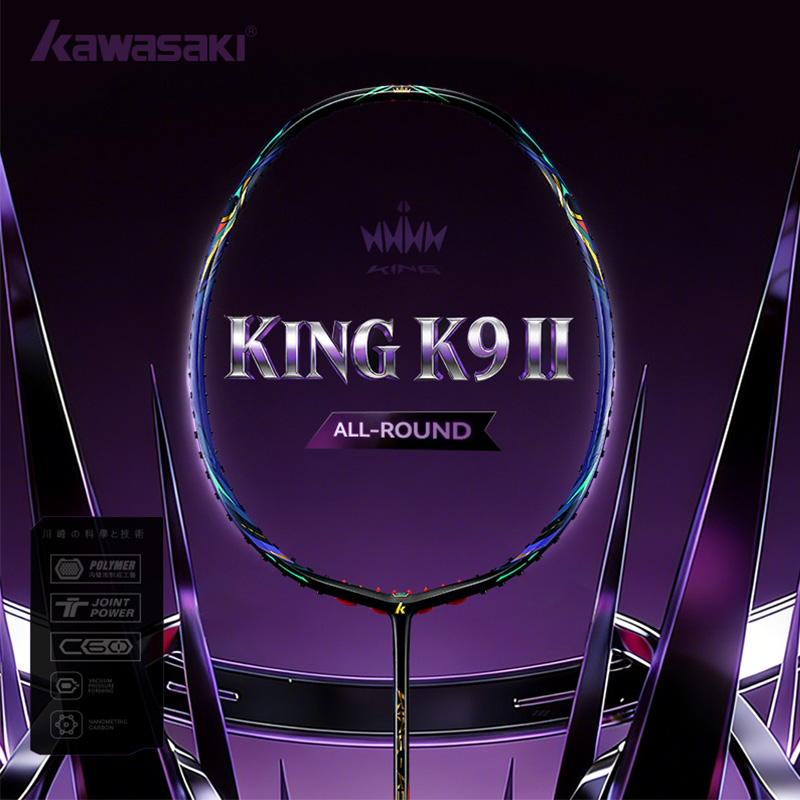 Badminton Bwf - Kawasaki KING K9 4U Badmintonschläger Professioneller
