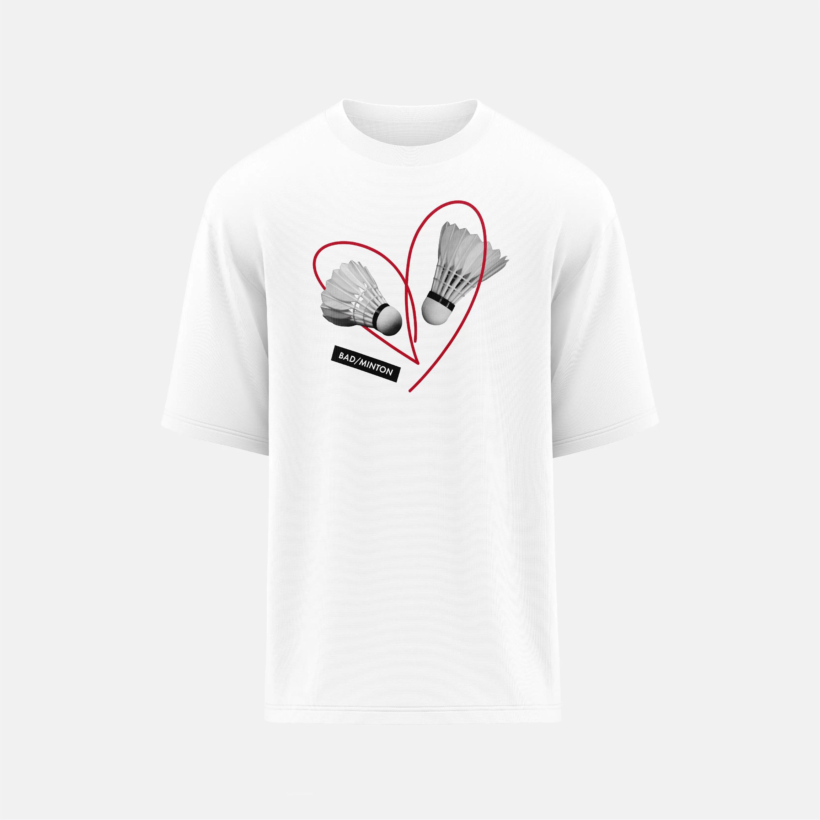 Badminton Youth - Schweres 260g Baumwoll-T-Shirt mit Schnelltrocknungsfunktion, Original