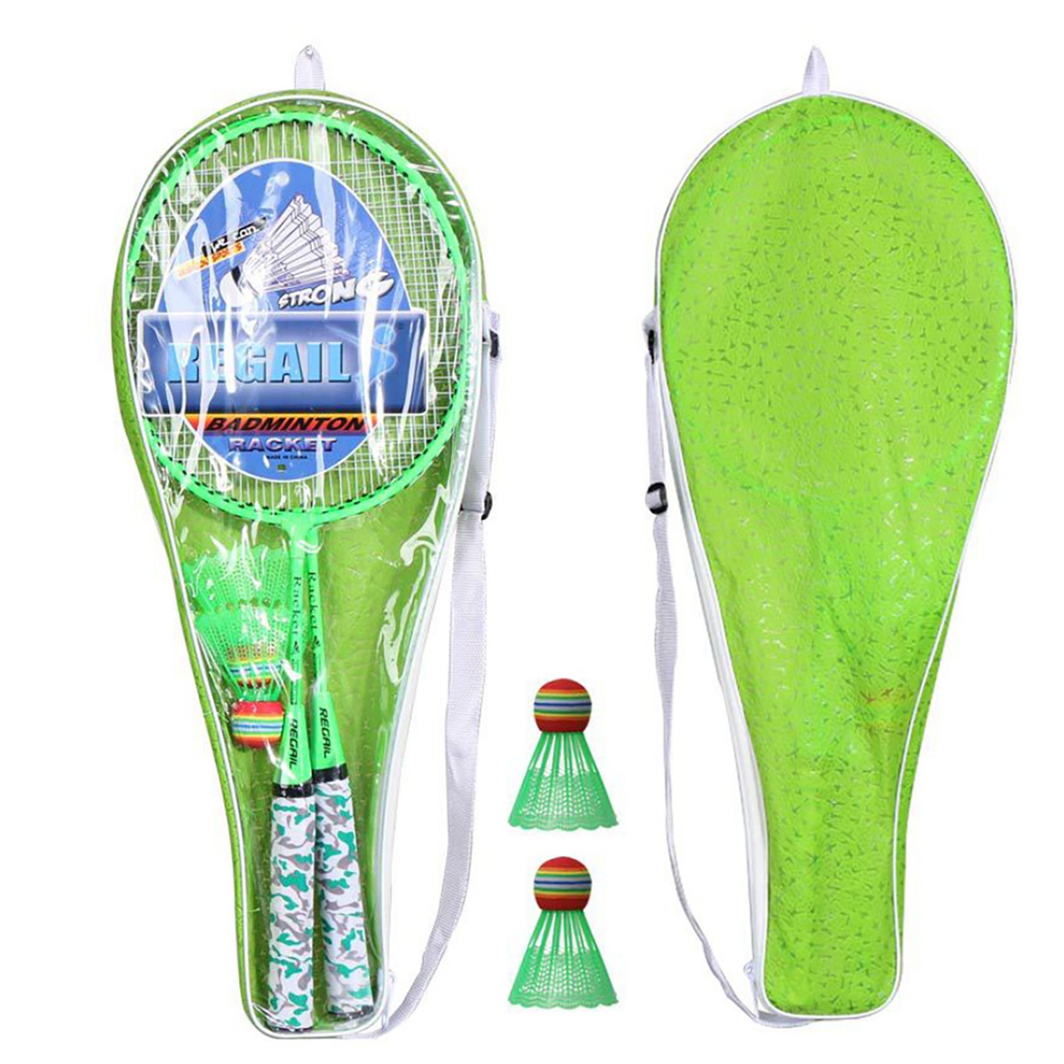 Badminton Bwf - A89E-Badmintonschläger für Kinder, Federball-Schläger-Sportset mit 2