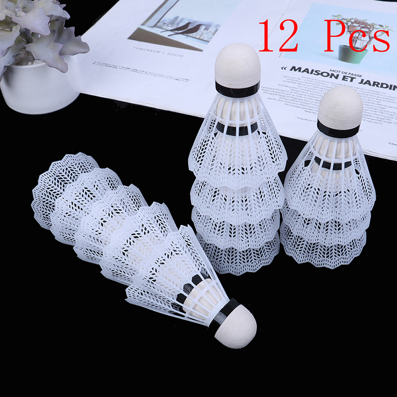 12 Stück Kunststoff-Badminton- – Badminton Bwf Bewertung und Preis
