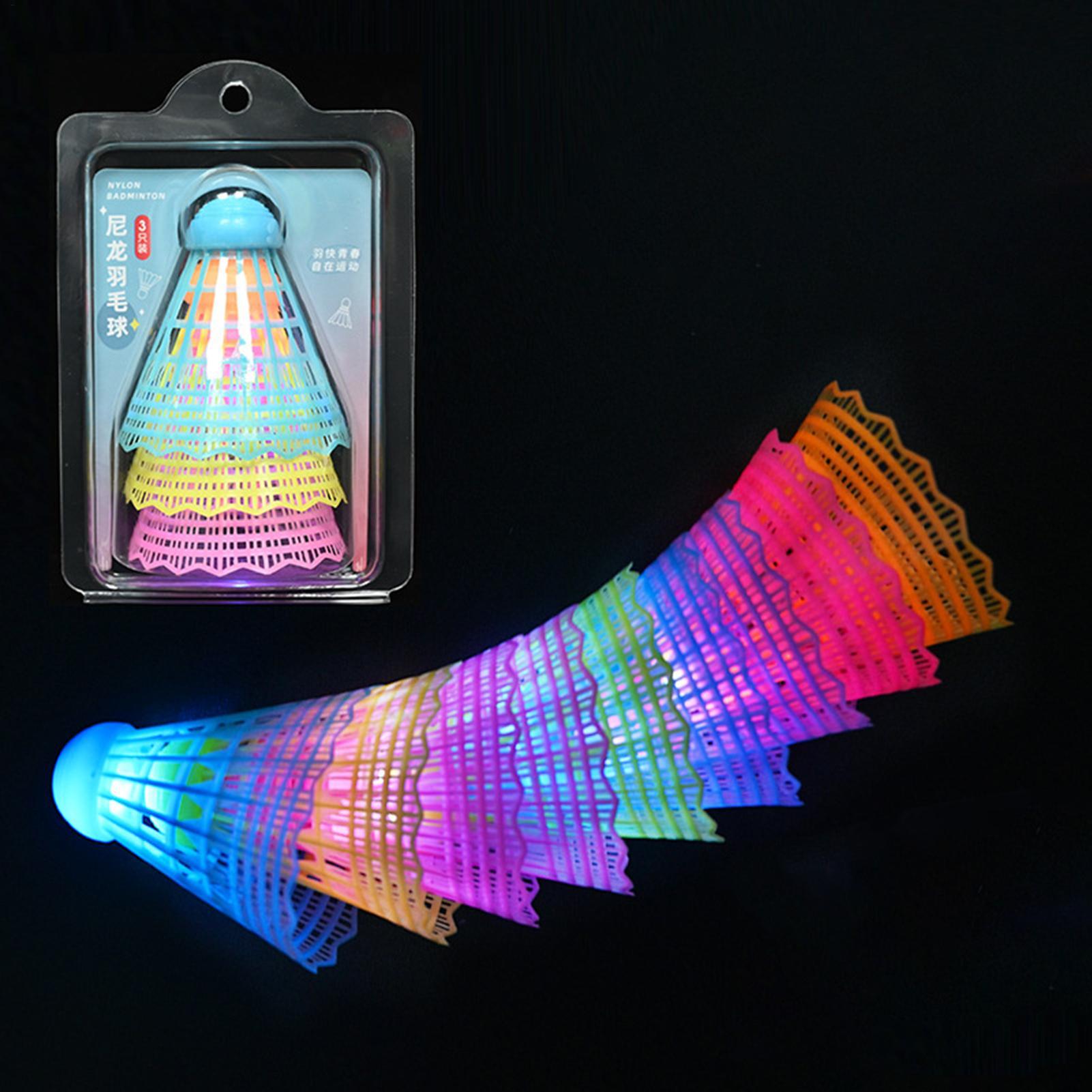 3 Stück LED-Badmintonbälle, le – Badminton Bwf Bewertung und Preis