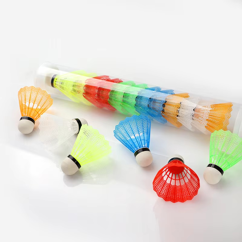 12 Stück bunte Badminton-Feder – Badminton Bwf Bewertung und Preis