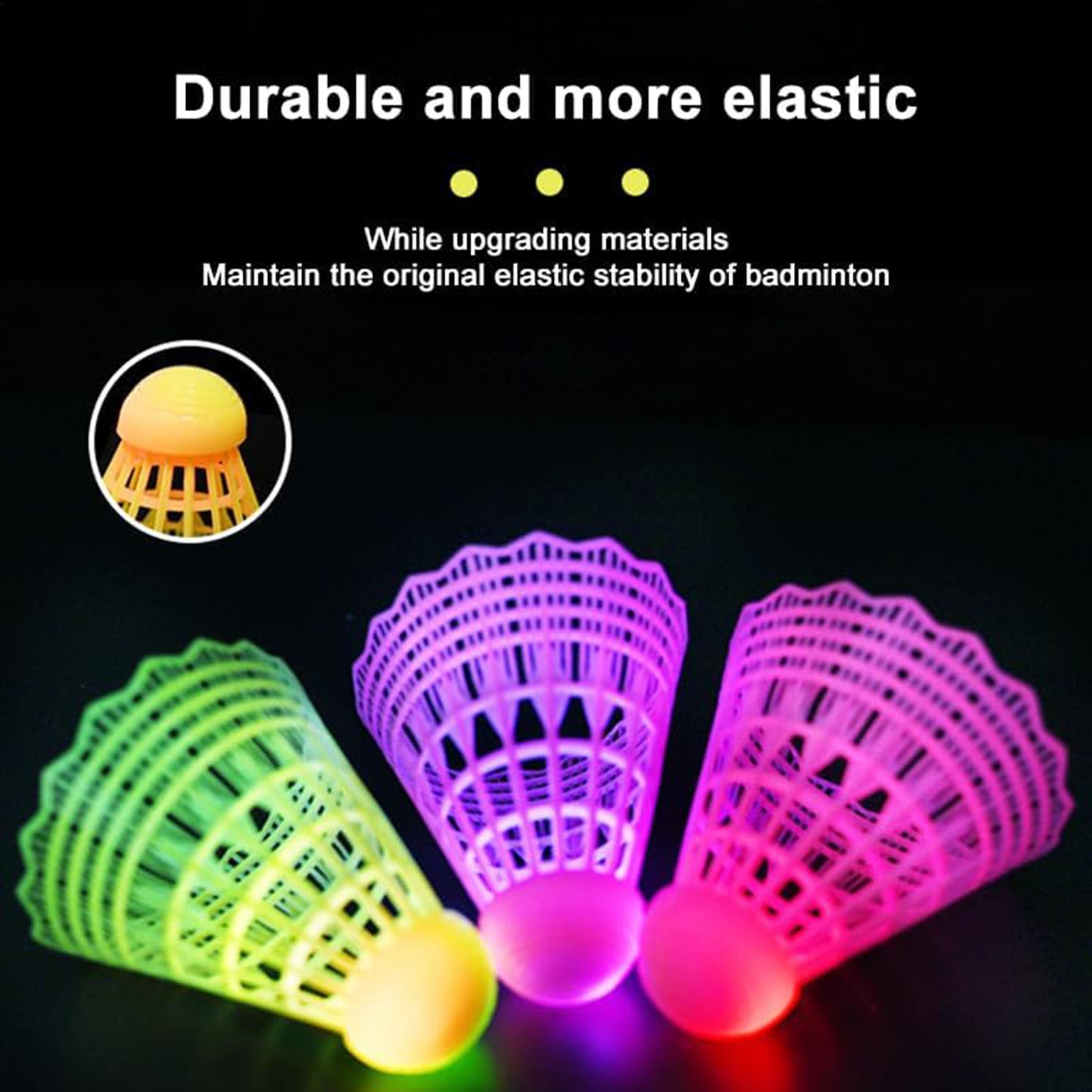 3 Stück LED-Badminton-Federbäl – Badminton Bwf Bewertung und Preis