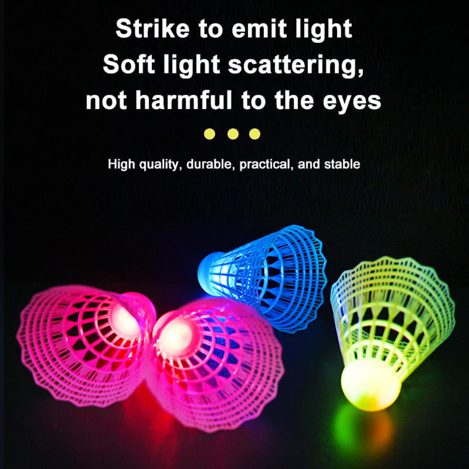 3 Stück LED-Badminton-Federbäl – Badminton Bwf Bewertung und Preis