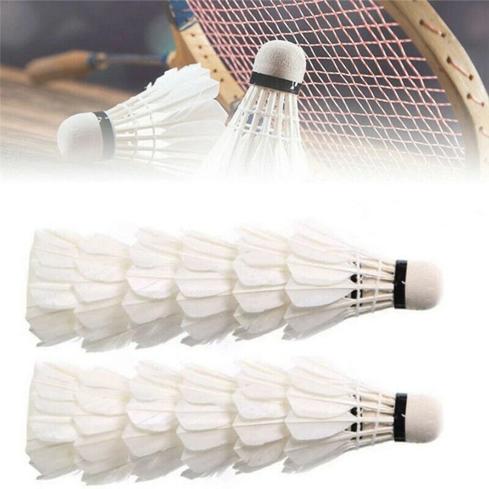 Neue weiße Gänsefeder-Badminto – Badminton Bwf Bewertung und Preis